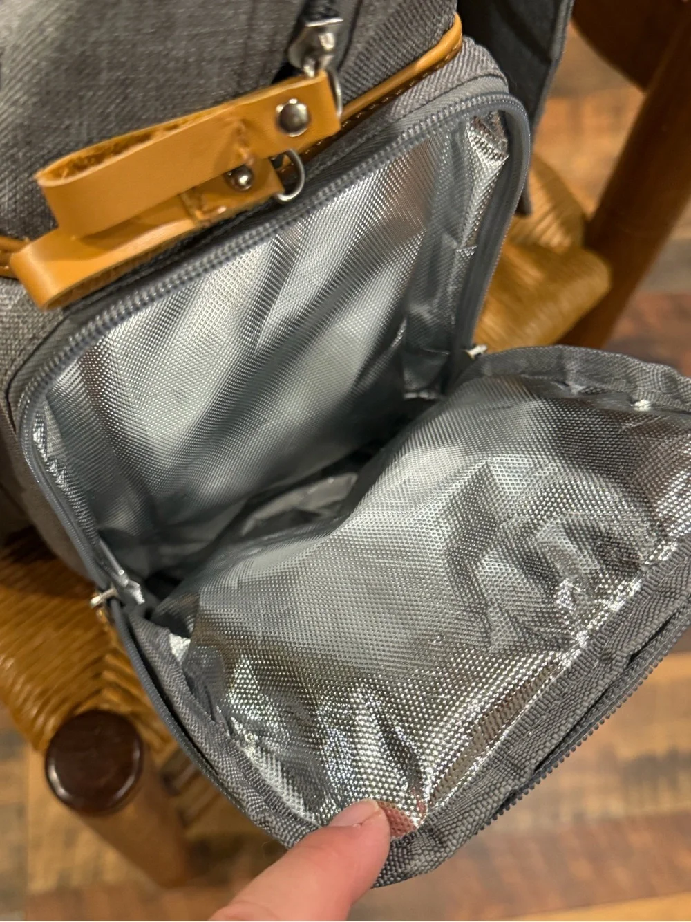 Parker Baby Co. Birch Bag Diaper Backpack with accessories barely used